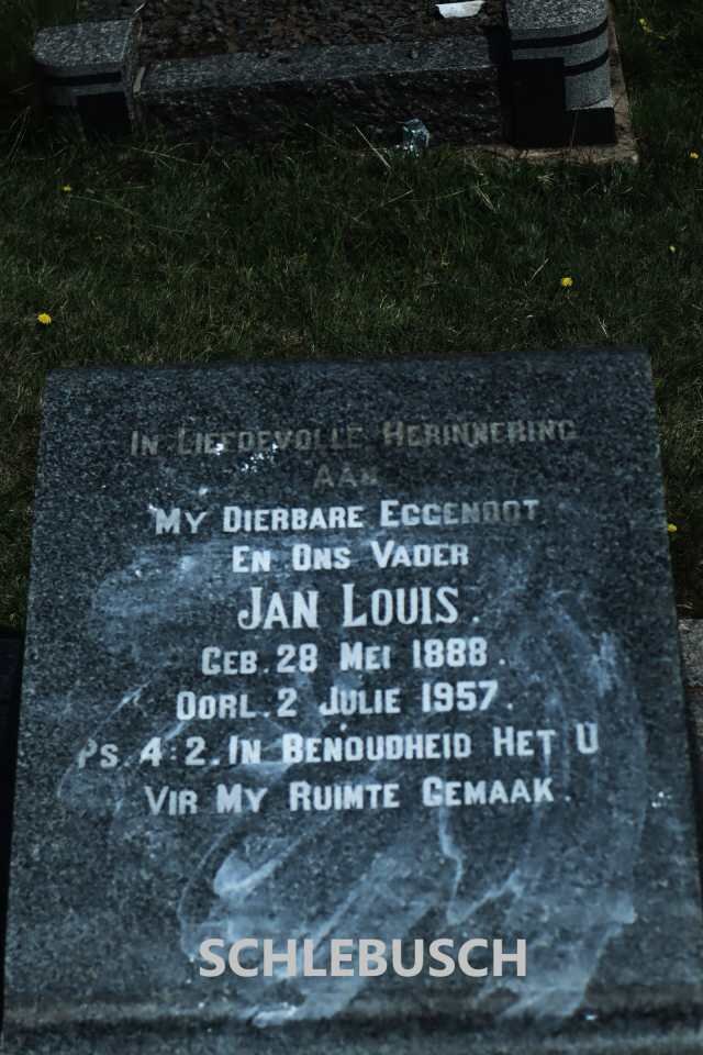 SCHLEBUSCH Jan Louis 1888-1957