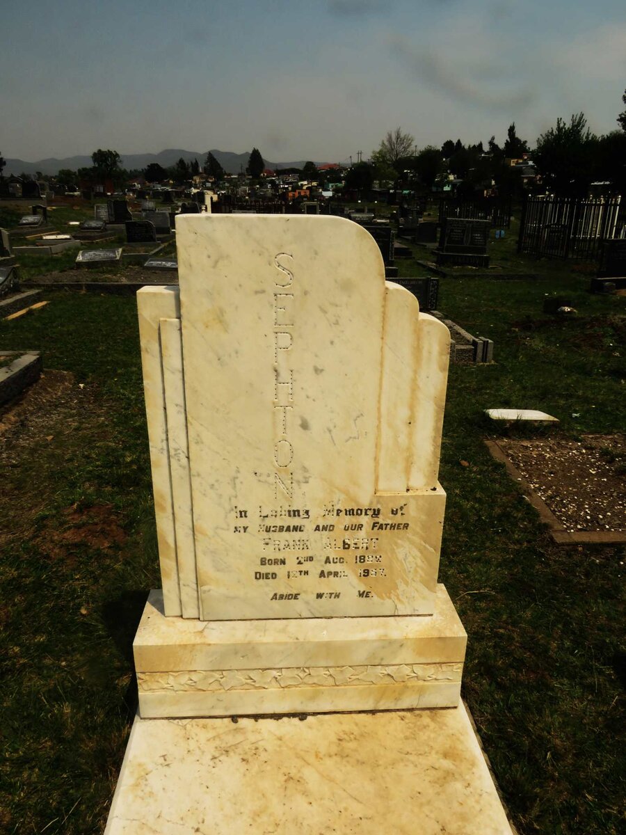 SEPHTON Frank Albert 1892-1957