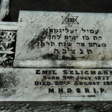 SELIGMANN Emil 1877-1927