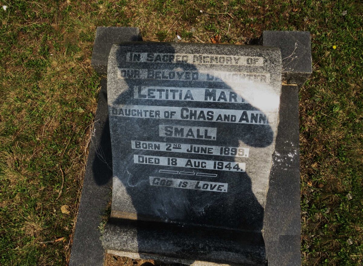 SMALL Letitia Mary 1899-1944