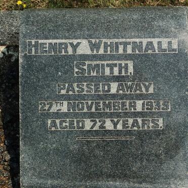 SMITH Henry Whitnall -1935