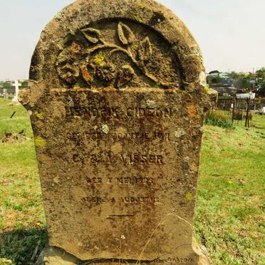 VISSER Hendrik Gideon -1898