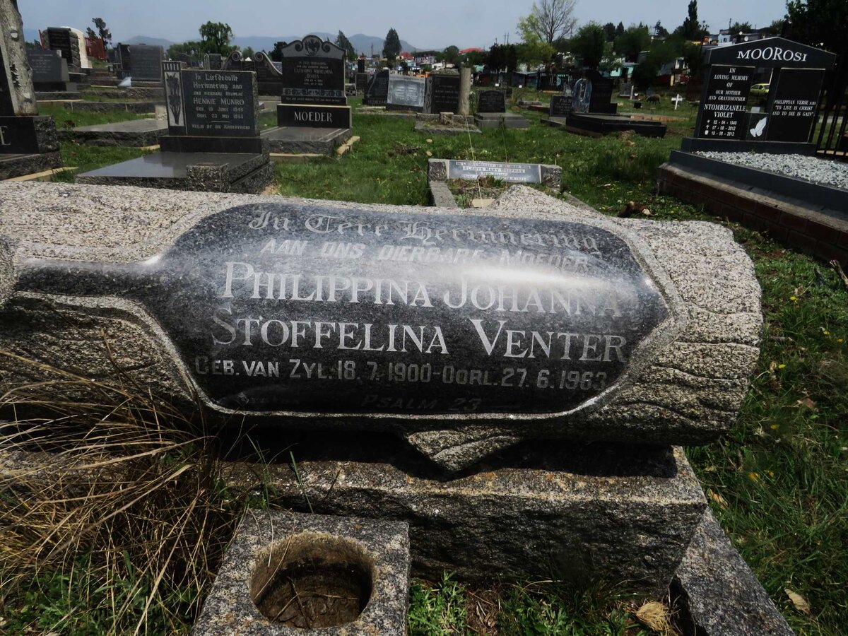 VENTER Philippina Johanna Stoffelina nee VAN ZYL 1900-1963