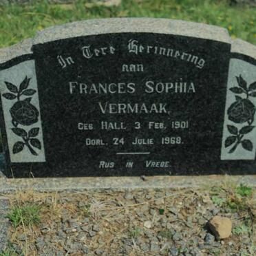 VERMAAK Frances Sophia 1901-1968