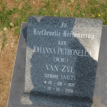 ZYL Johanna Petronella, van nee SMIT 1921-2018