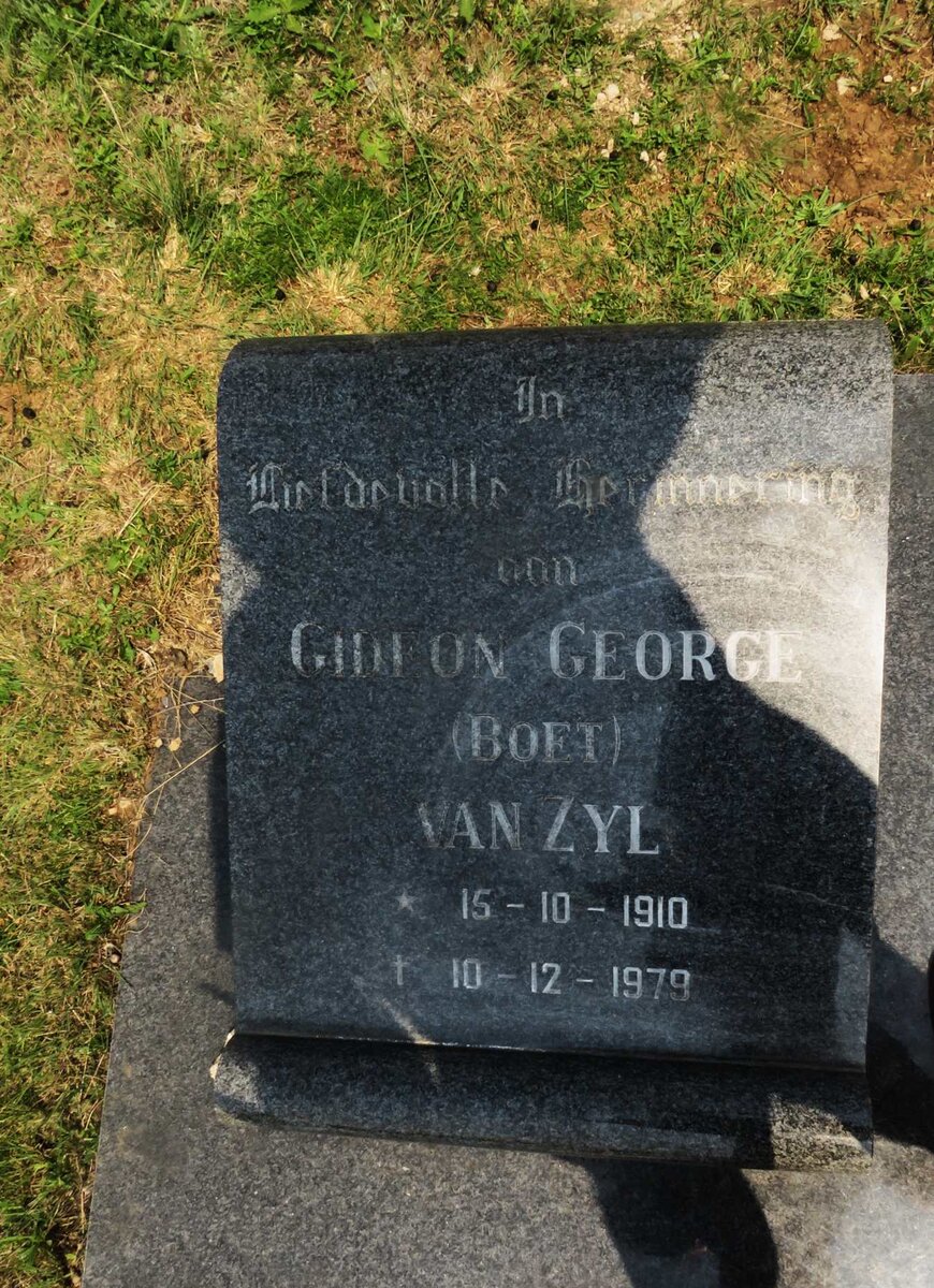 ZYL Gideon George, van 1910-1979