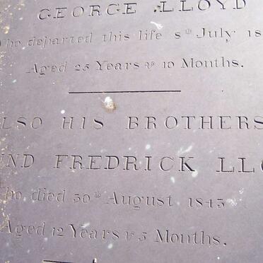 LLOYD George -1849 :: LLOYD Edmund Fredrick -1843