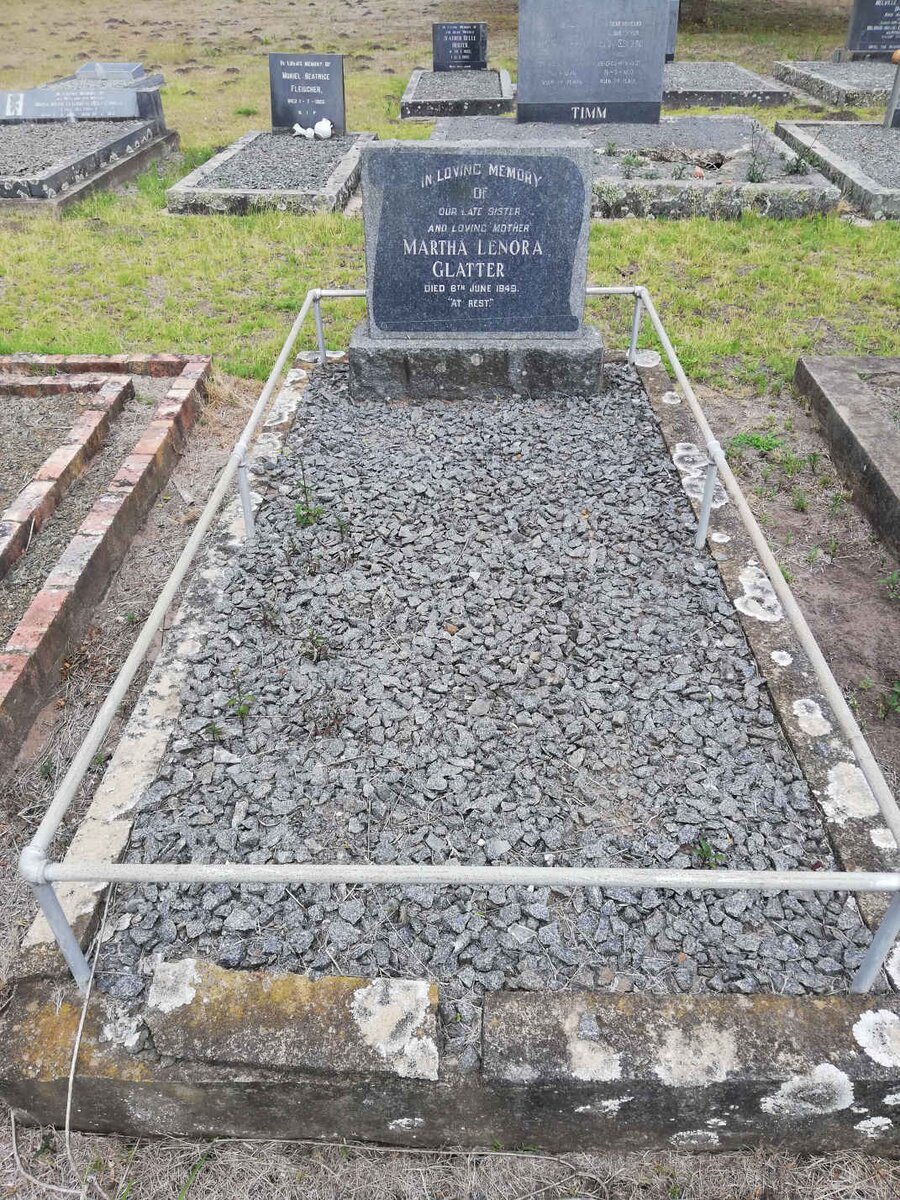 GLATTER Martha Lenora -1949