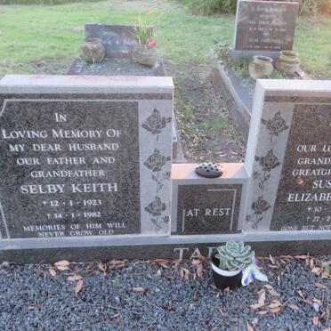 TARR Selby Keith 1923-1982 &amp; Susanna Elizabeth 1925-2015