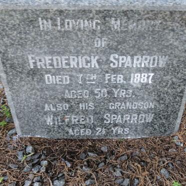 SPARROW Frederick -1887 :: SPARROW Wilfred