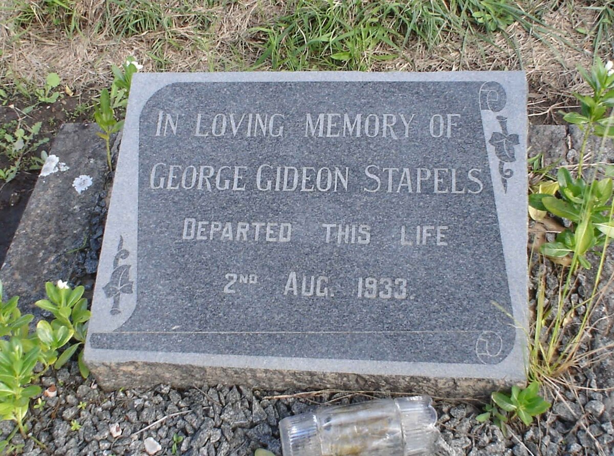 STAPLES George Gideon -1933