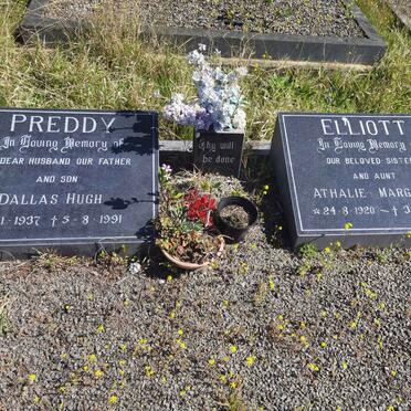 ELLIOT Athalie Margaret 1920-1990 :: PREDDY Dallas Hugh 1937-1991 