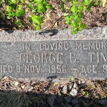 TIMM George B. -1956