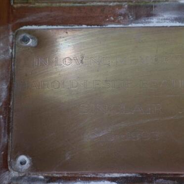 SINCLAIR Harold Leslie Beaumont 1918-1993