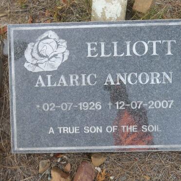 ELLIOTT Alaric Ancorn 1926-2007