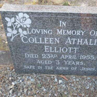 ELLIOTT Colleen Athalie -1955