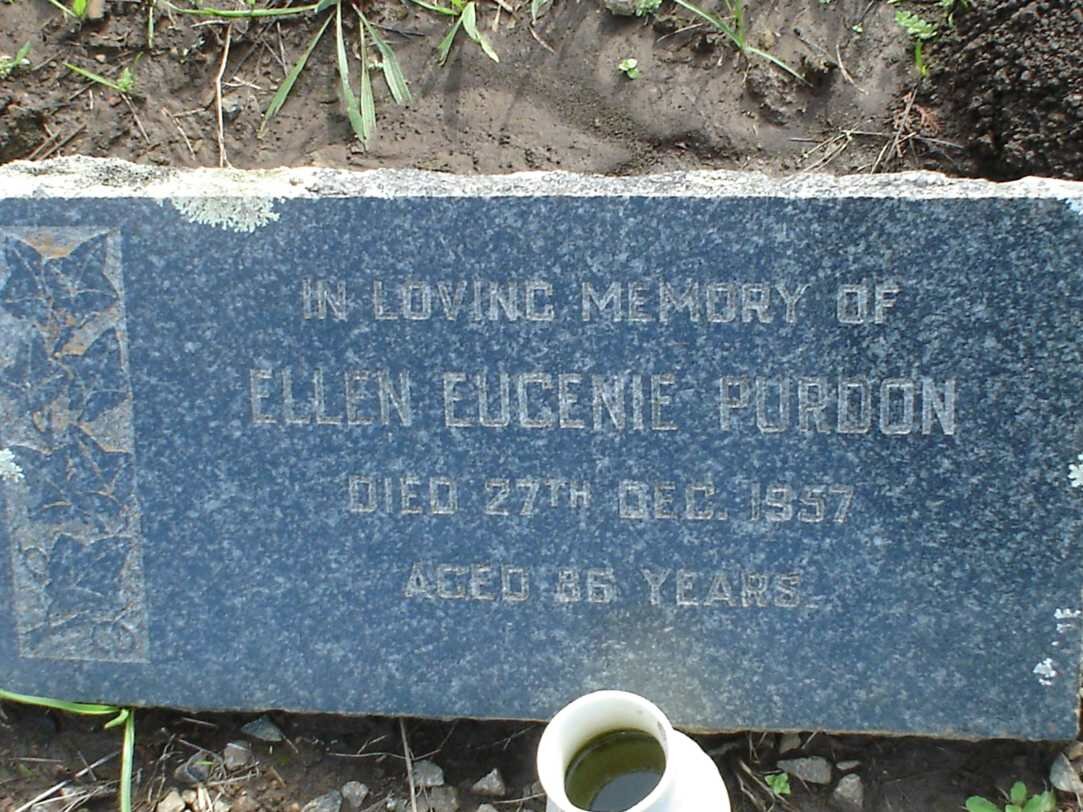 PURDON  Ellen Eugenie -1957