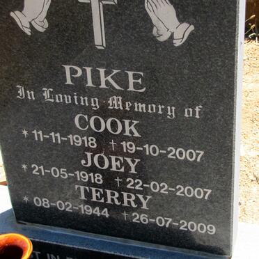 PIKE Cook 1918-2007 &amp; Joey 1918-2007 :: PIKE Terry 1944-2009