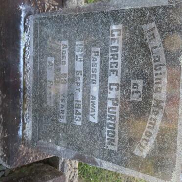 PURDON George C. -1943