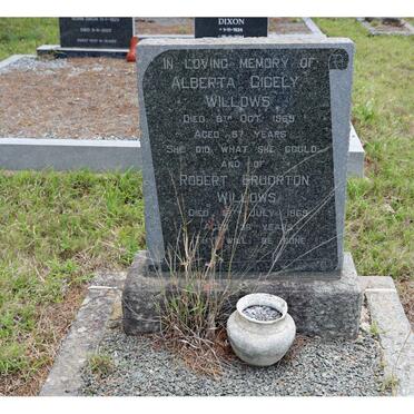 WILLOWS Alberta Cicely -1969 :: WILLOWS Robert Bruorton -1969