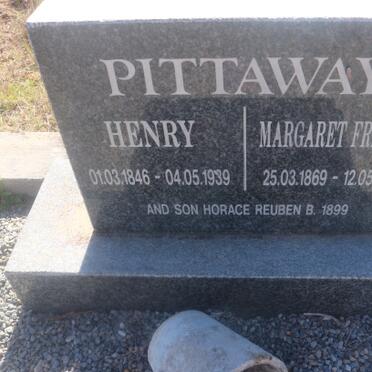 PITTAWAY Henry 1846-1939 & Margaret Frances 1869-1939 :: PITTAWAY Horace Reuben -1899