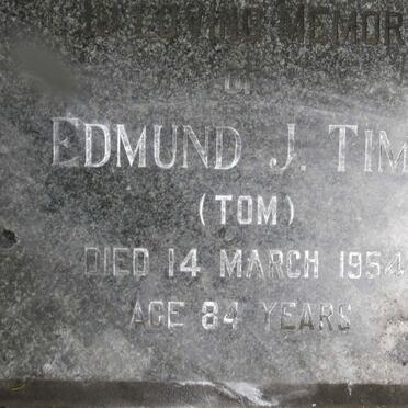 TIMM Edmund J. -1954