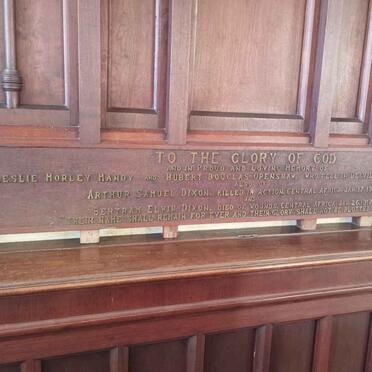 MANDY Leslie Marley -1916 :: OPENSHAW Herbert Douglas -1916 :: DIXON Arthur Samuel -1917 :: DIXON Bertram Elwin -1917