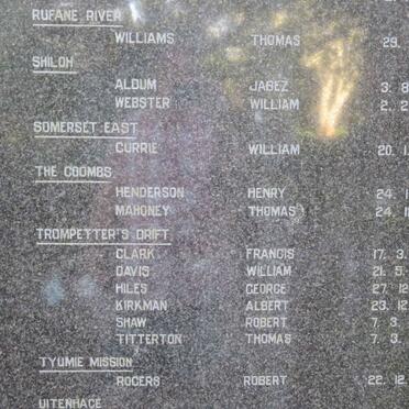 2. Frontier War Memorial