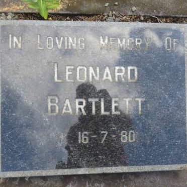 BARTLETT Leonard -1980
