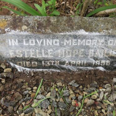 BAILIE Estelle Hope -1956
