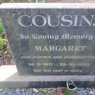 COUSINS Margaret 1911-1998