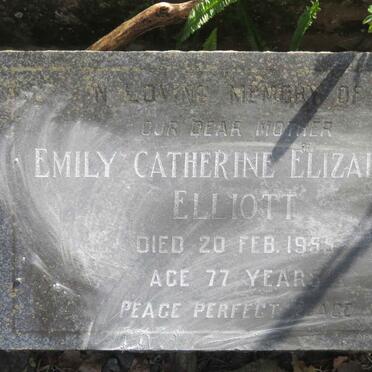 ELLIOTT Emily Catherine Elizabeth -1955
