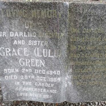 GREEN Grace 1940-1954