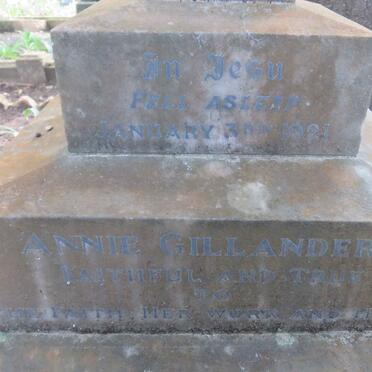 GILLANDERS Annie -1921