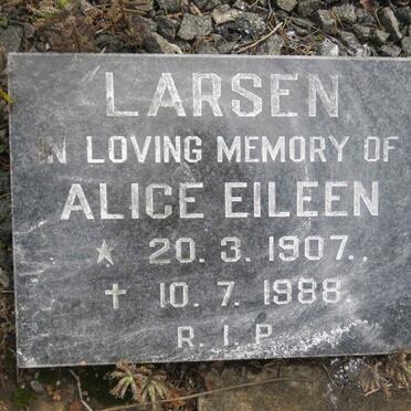LARSEN Alice Eileen 1907-1988