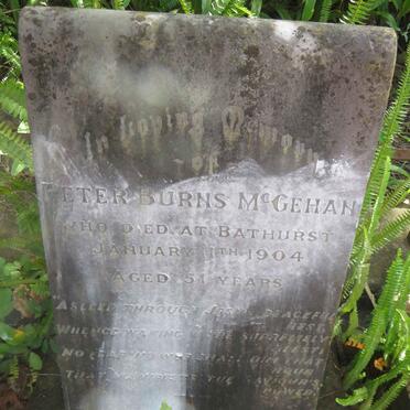 McGEHAN Peter Burns -1904