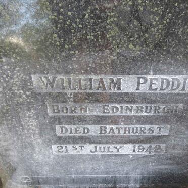 PEDDIE William -1942