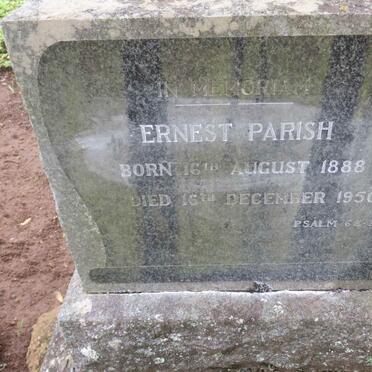 PARISH Ernest 1888-1950