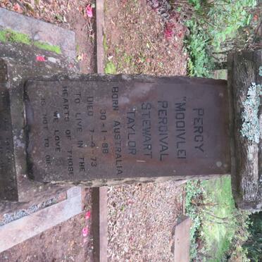 TAYLOR Percival Stewart 1888-1973