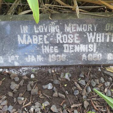 WHITE Mabel Rose nee DENNIS -1938
