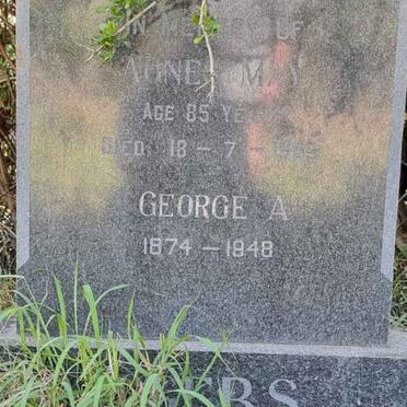 ROGERS George A. 1874-1948 &amp; Agnes May 1865-