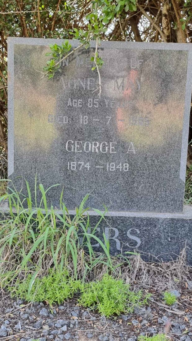ROGERS George A. 1874-1948 &amp; Agnes May 1865-