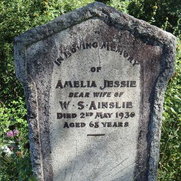 AINSLIE Amelia Jessie -1930