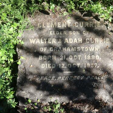 CURRIE Clement 1880-1937