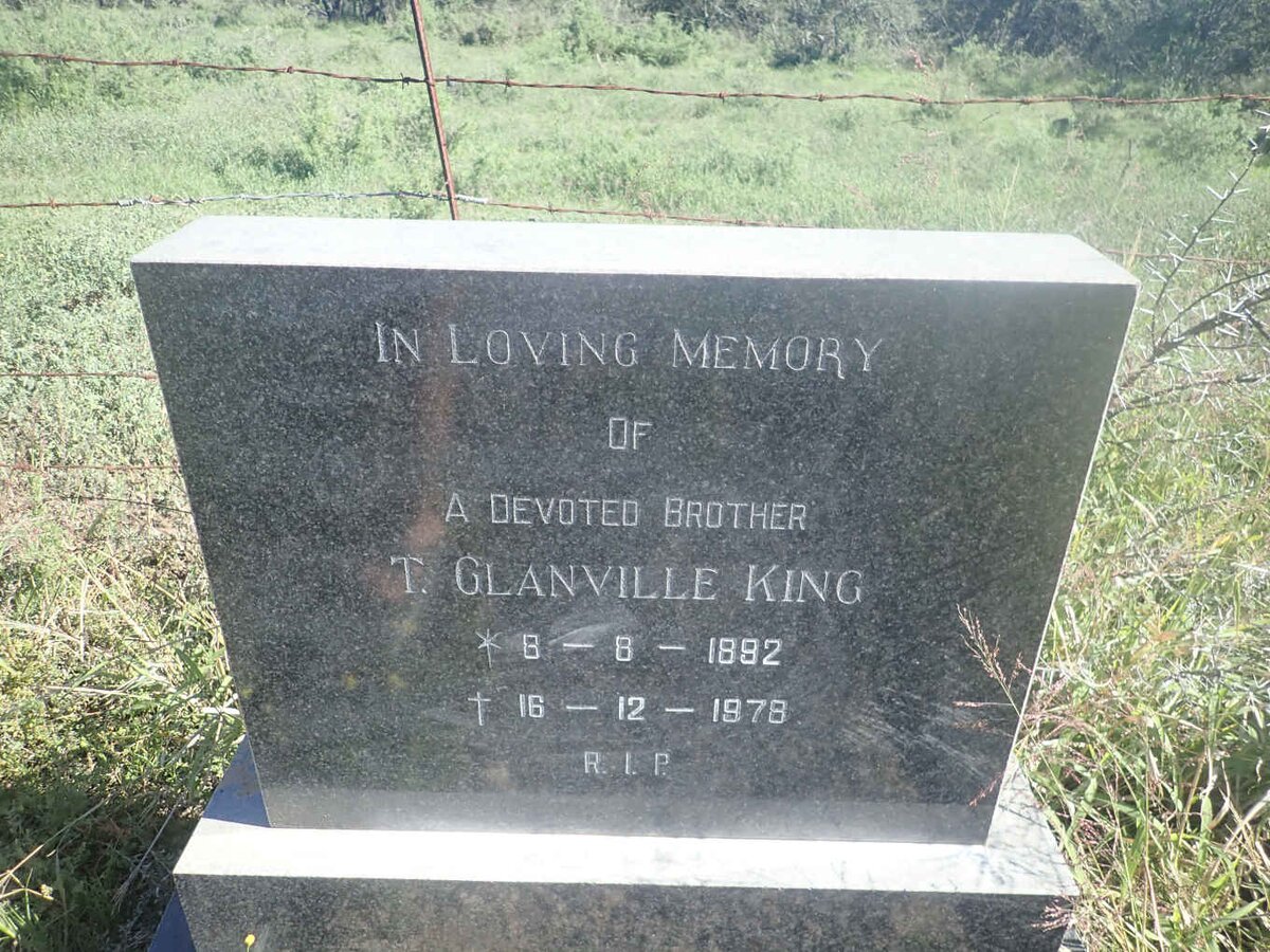 KING T. Glanville 1892-1978