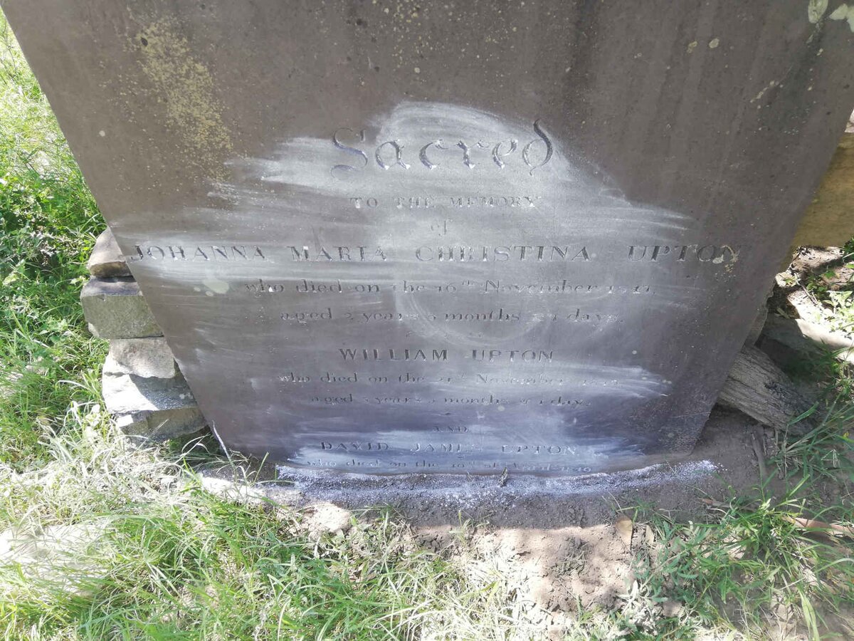 UPTON Johanna Maria Christina -1847 :: UPTON William -1847 :: UPTON David James -1849