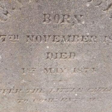 CLOETE G.W. 1872-1874