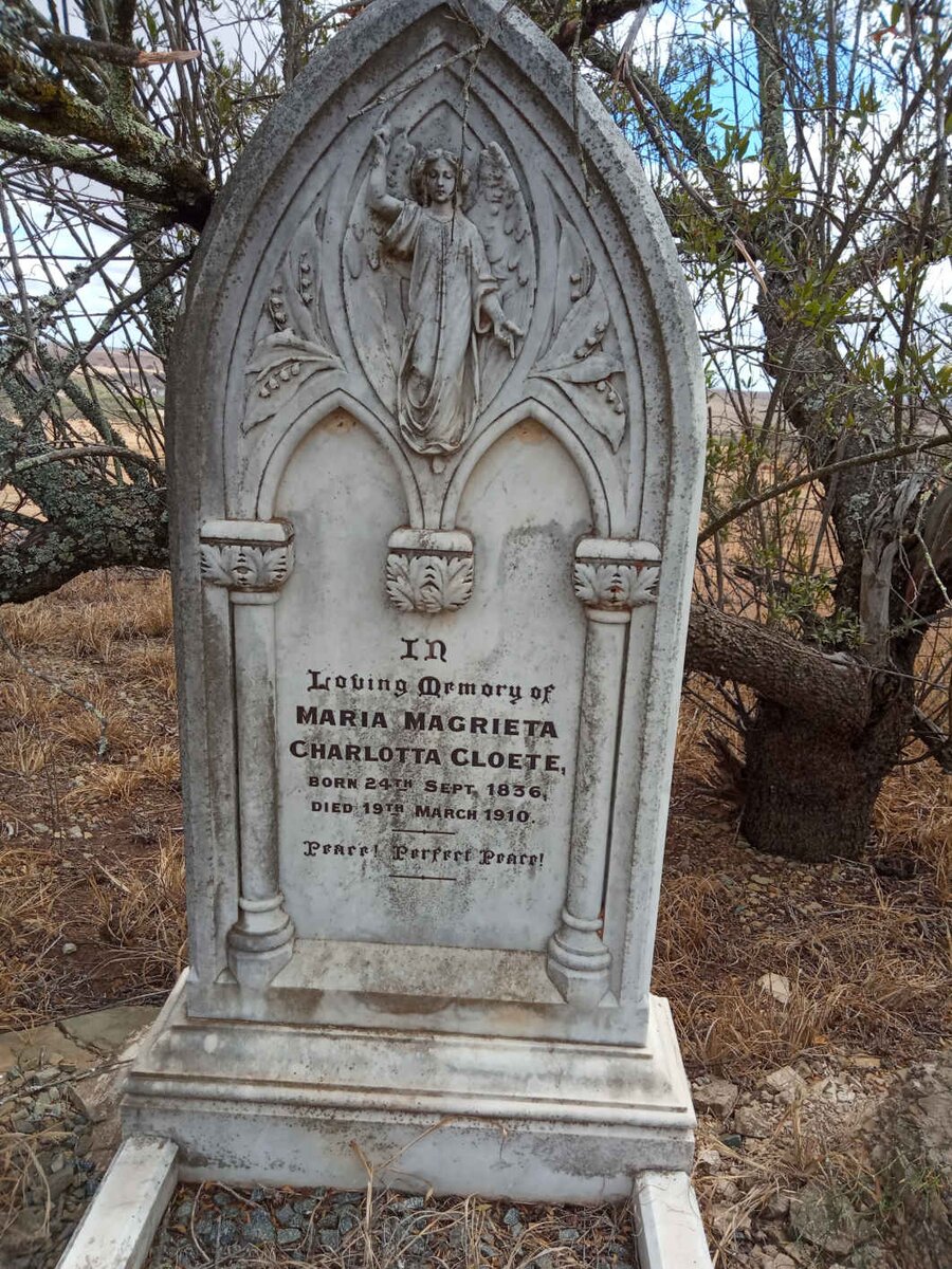 CLOETE Maria Magrieta Charlotta 1836-1910