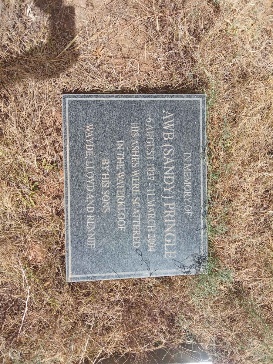 PRINGLE A.W.B. 1937-2004