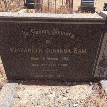 BAM Elizabeth Johanna 1885-1966